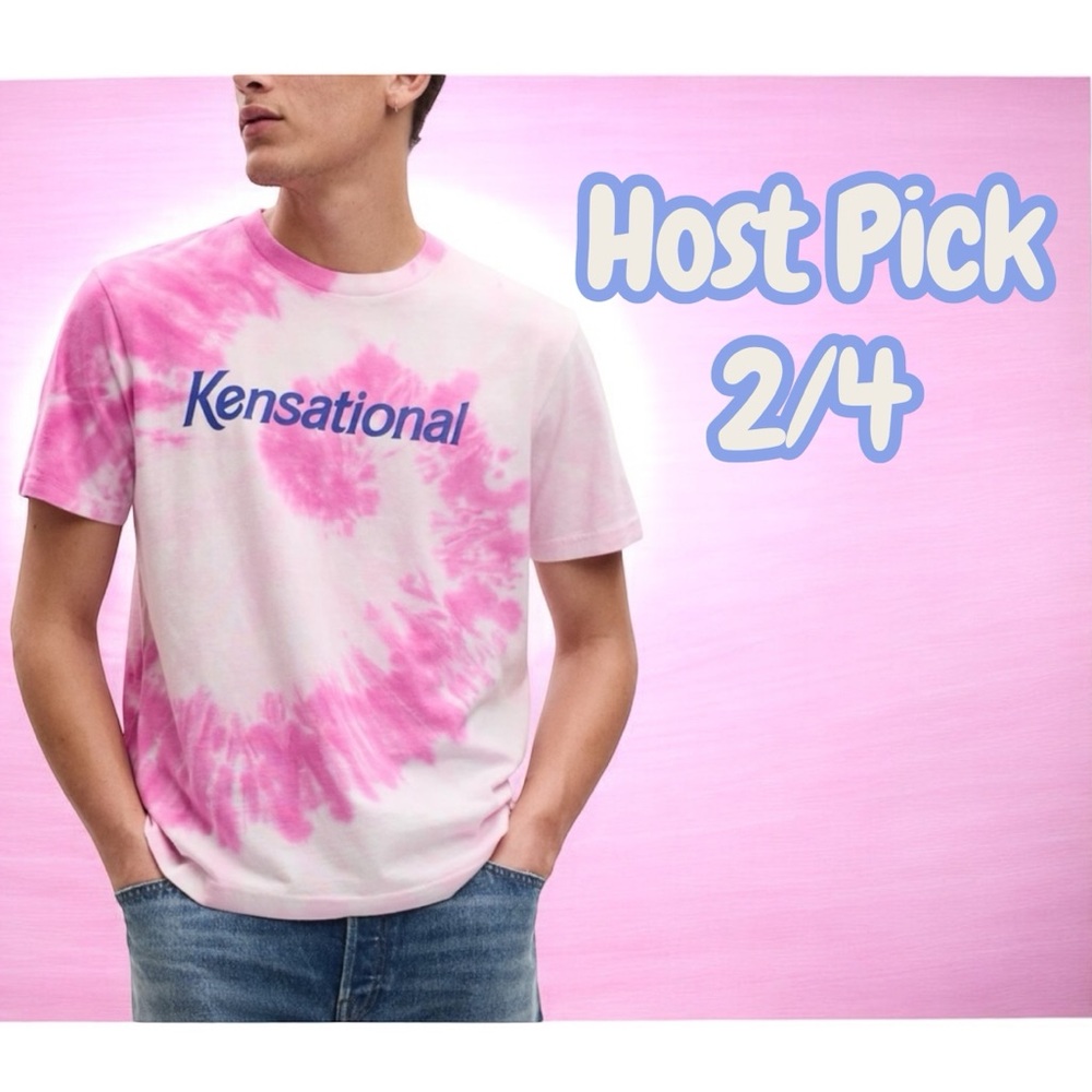 NEW! Gap x Barbie™ Kensational Graphic T-Shirt Sz M